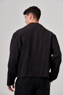 ג'קט אסיק--שחור